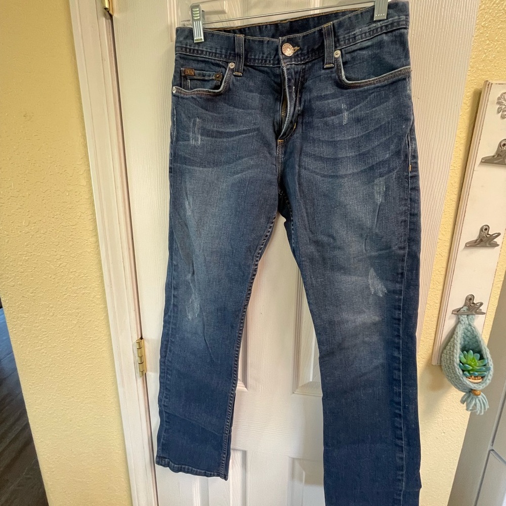 Armani Exchange Dark Blue Bootcut Jeans UNISEX